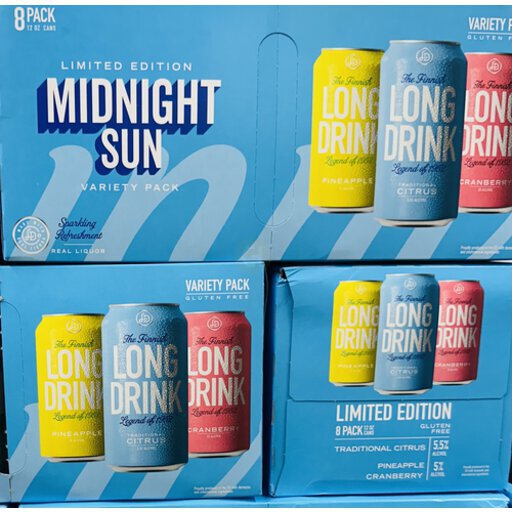 Long Drink Midnight Sun Variety Pack - South Lamar Wine and