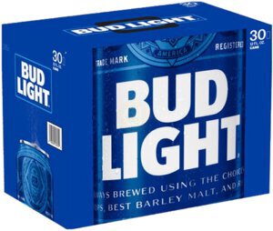 Bud Light 12oz Cans, 30 pack