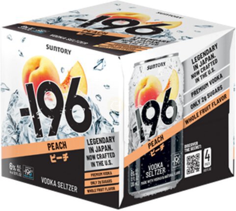 -196 Peach Vodka Seltzer