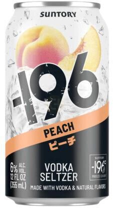 -196 Peach Vodka Seltzer