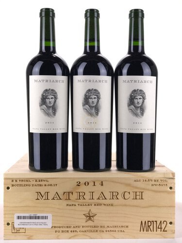 Bond Estate Matriarch 2014 Original Wood Case 3 Bottle Pack