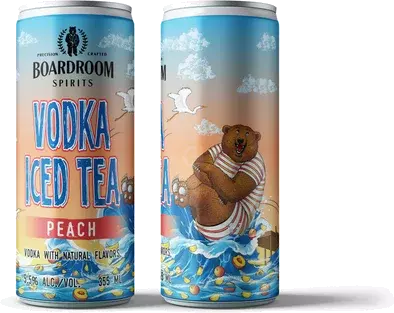 Boardroom Spirits Vodka Iced Tea – Peach