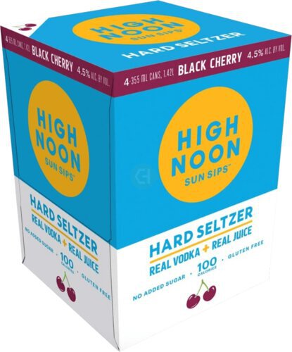 High Noon Black Cherry Vodka Seltzer