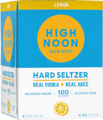 High Noon Lemon Vodka Seltzer