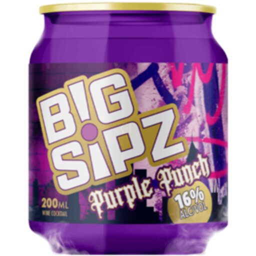 Big Sipz Purple Punch 200ML - Buster's Liquors & Wines Memphis TN
