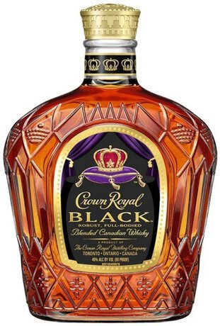Crown Royal Black W Glass Ice Molds Gift Pack