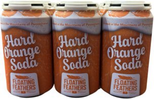 Floating Feathers Hard Orange Soda 4PK Cans