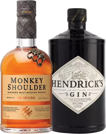 Combo: Hendrick's Gin | Monkey Shoulder 3x750mL Ea.