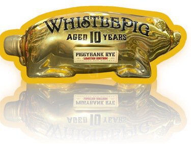 WHISTLEPIG  PIGGYBANK GOLD