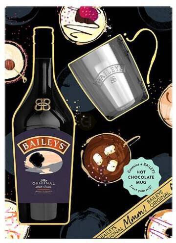 Baileys Original Irish Cream Liqueur, 750 ml Bottle With a Branded Glass Mug