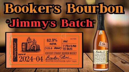 Booker's 2024-04 Jimmy's Batch 7 Year Old Kentucky Straight Bourbon Whiskey 750ml