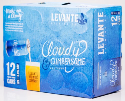 Levante Cloudy & Cumbersome Ne Ipa 2/12pk Can