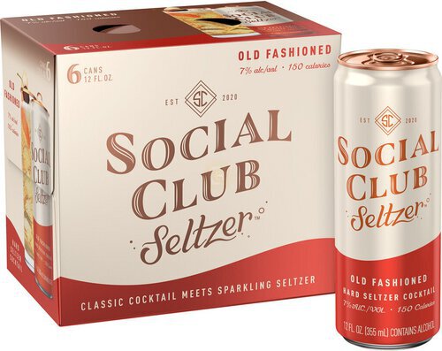 Social Club Seltzer Old Fashion
