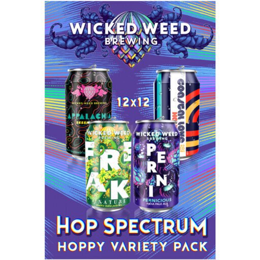 洋楽 MAC SHAY WICKED g rap Wicked Weed Hop Spectrum Hoppy Variety Pack 12OZ - Mac's Beer and