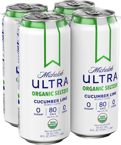 Michelob Ultra Organic Seltzer Cucumber Lime