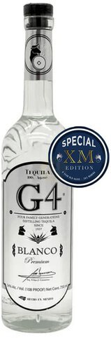 G4 High Proof Premium Blanco Tequila Special XM Edition