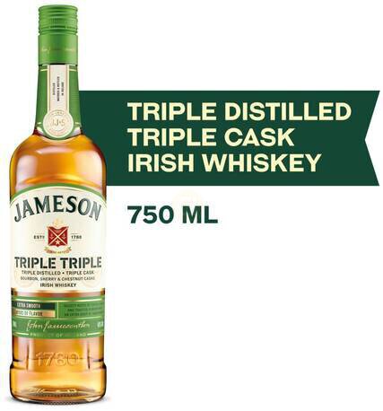 Jameson Triple Triple Irish Whiskey (750 ml)
