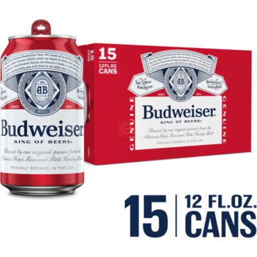 Budweiser Lager Beer 12OZ - Twin Peaks Liquor, Longmont, CO