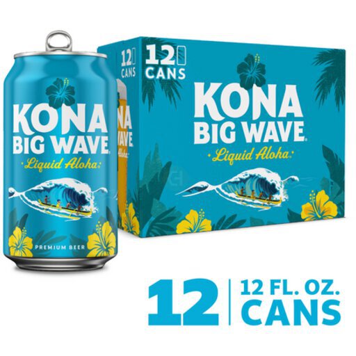Kona Big Wave Liquid Aloha Premium Beer 12OZ - Top Ten