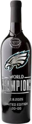 PHILLY EAGLES CHAMPION ETCHED CABERNET SAUVIGNON