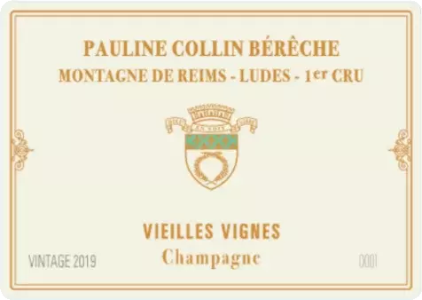 Pauline Collin Bereche Ludes 1er Cru Vieilles Vignes Champagne 2019 (750ml)
