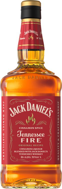 ジャックダニエル　ファイアー　1リットル Jack Daniel's Tennessee Fire 1L - East Village Wines