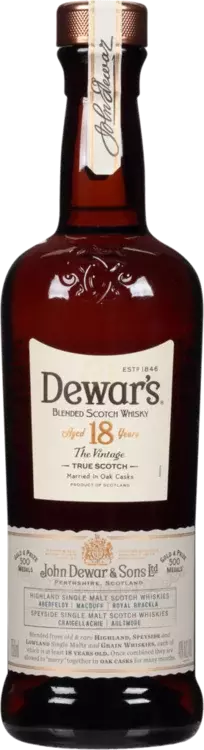 Dewar's 18 Year Old Scotch Whisky - Joe Canal's Brick - Discount
