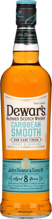Dewar's 8 Year Caribbean Smooth Rum Cask Finish Scotch