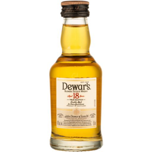 Dewar's 18 Year Old Scotch Whisky 50ML - Hudson Wine Co., Secaucus