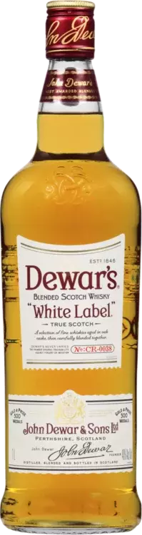 White Label ウィスキー/DEWARS scotch whiskey Dewar's White Label Blended Scotch Whisky 1L - Midway Wine