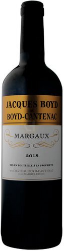 Jacques Boyd De Boyd Cantenac Margaux 2018 6/750ml