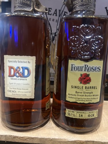 Four Roses OESO Single Barrel D&D Pick 10yrs 112.2Proof
