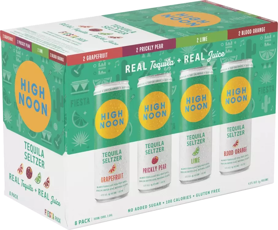 High Noon Fiesta Pack Tequila Hard Seltzer Variety Pack 8