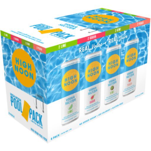 High Noon Pool Pack Vodka Hard Seltzer Variety Pack 8 - Joe's