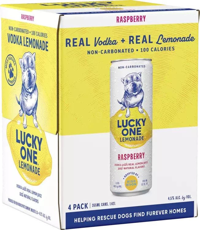 Lucky One Vodka Lemonade Raspberry 16OZ - Beer & Wine Nation - Buy