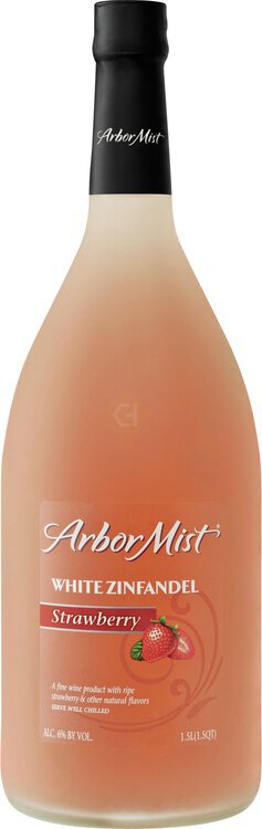 Arbor Mist Strawberry White Zinfandel Passion Vines Wine