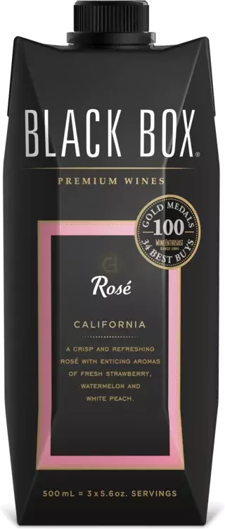 Black Box Rosé Wine Tetra 500ML Lake George Wine Outlet, Lake