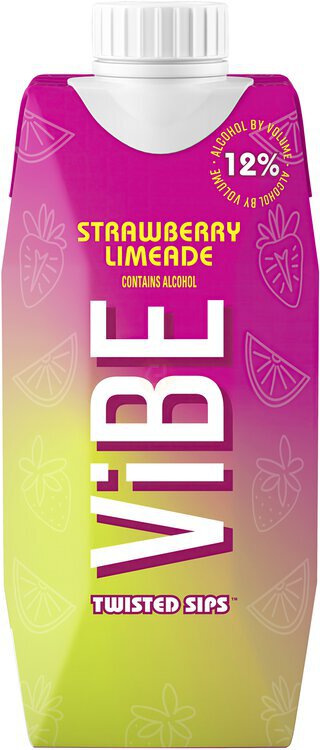 Vendange Vibe Strawberry Limeade 16.9OZ - Chitown Food
