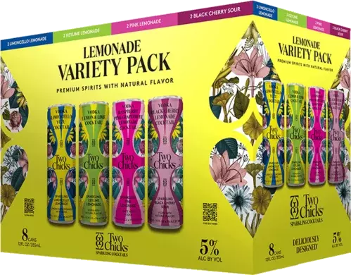 Combo: Two Chicks Sparkling Lemonade Variety Pack