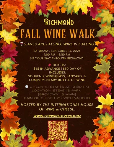WINE WALK - RICHMOND SEPTEMBER 13, 2025