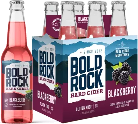 Bold Rock Hard Cider Blackberry 6pk Btls