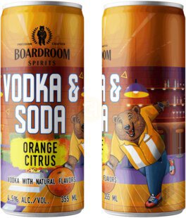 Boardroom Orange Citrus Vodka Soda