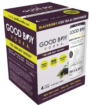Good Boy Vodka Blackberry Iced Tea & Lemonade 12can 4pk