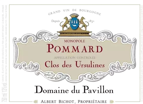 Albert Bichot Pommard Clos Des Ursulines Monopole 2015