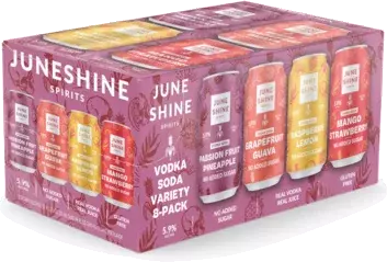 June Shine Rtd Vodka Soda Variety