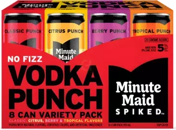 Minute Maid Spiked Vodka Punch Variety