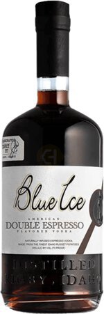 Blue Ice American Double Espresso Vodka Lit