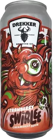 Drekker Swirlee Strawberry Creamsicle Sour