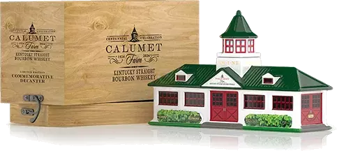 Calumet Farms Ceramic Decanter