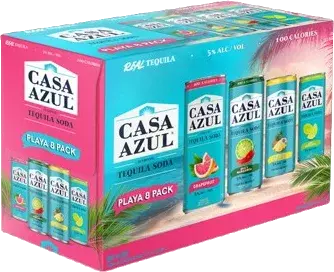 Casa Azul Tequila Soda Playa Pack Variety